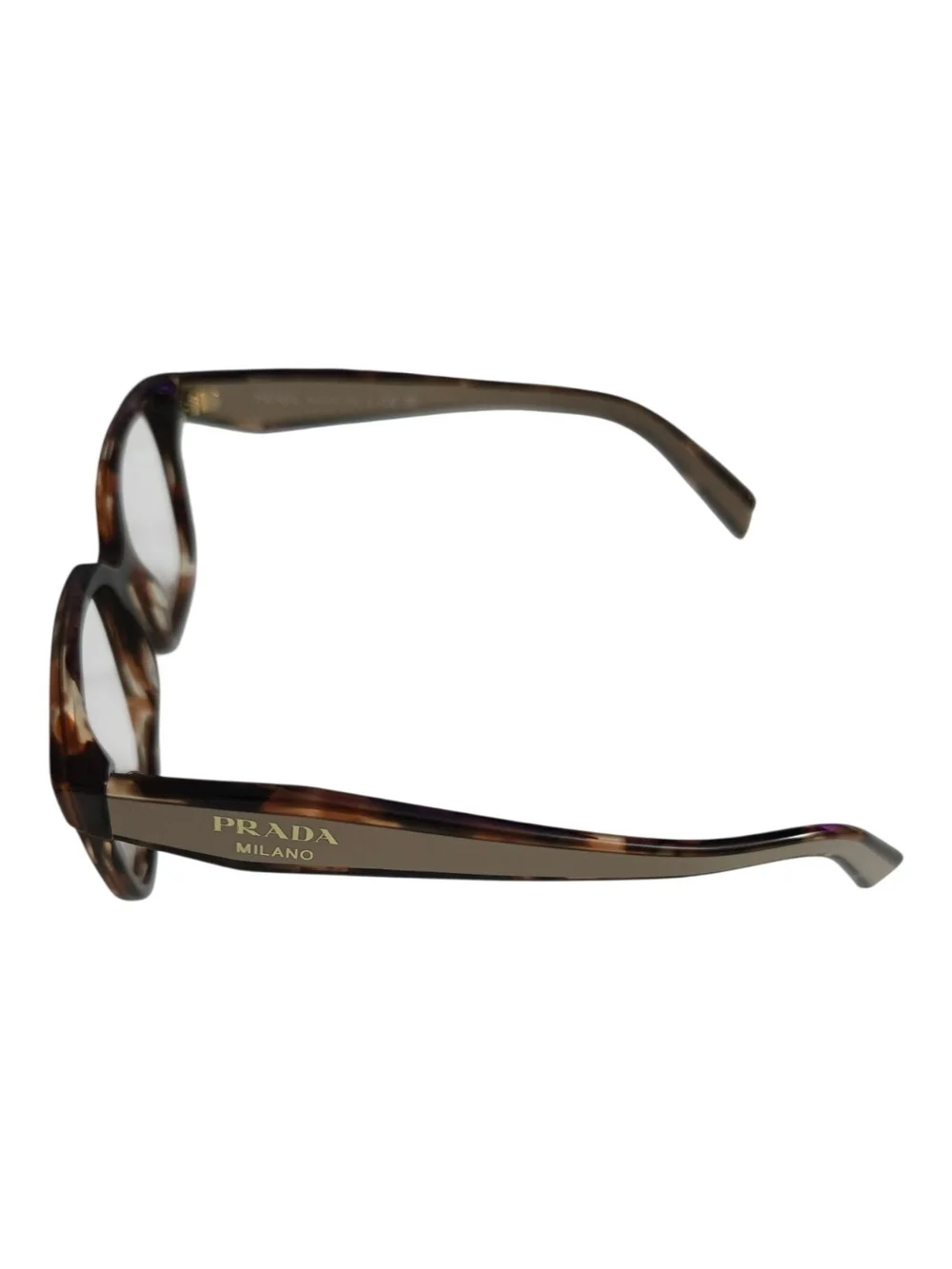 Prada PR17ZV Women's Square Glasses - Caramel Havana 52-18-140 - FRAME ONLY
